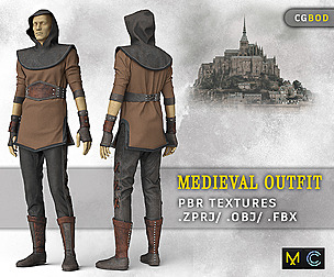 Medieval Male Outfit / Marvelous Designer
