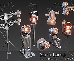 Sci-fi Lamp Vol 02