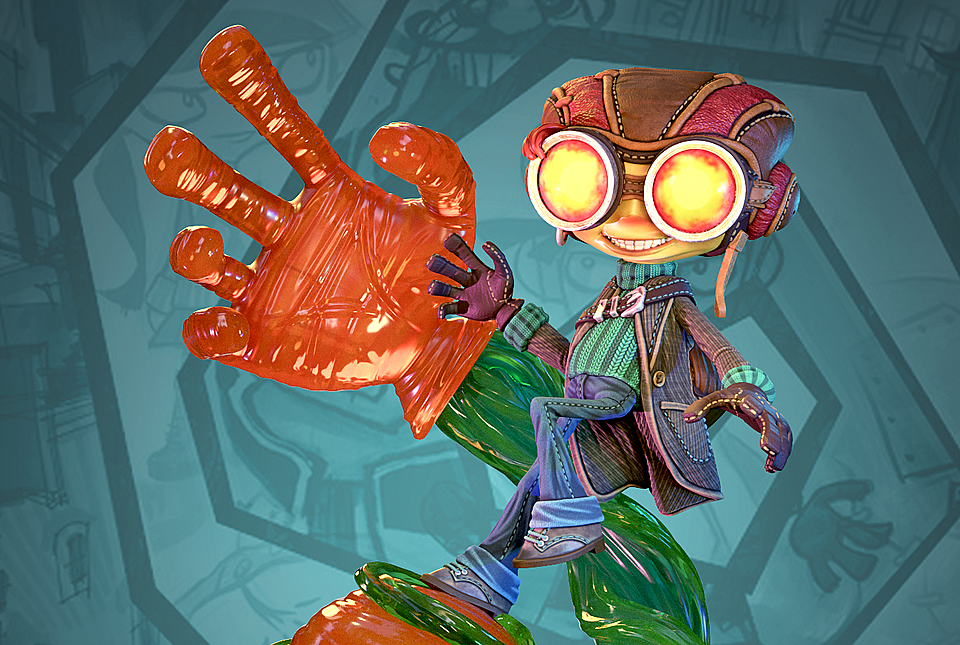 Razputin - Psychonauts 2 fan art 3d print figurine