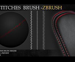 50 STITCHES BRUSH (ZBRUSH)-VOL 2