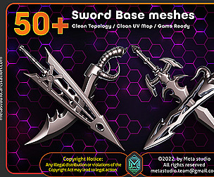 50 Sword Base Mesh