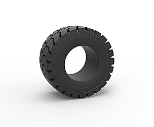 Tractor tire 9 Scale 1:25