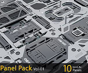 Sci Fi Panel Pack Vol - 03