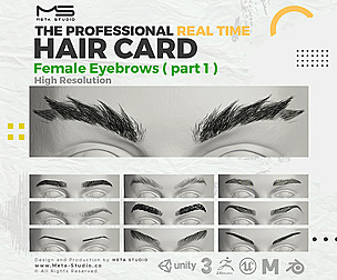 Female Eyebrows Part 1 - Realtime Hair card