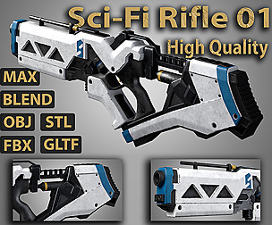 Sci-Fi Rifle 02