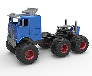 Monster truck 6x6 Scale 1:25