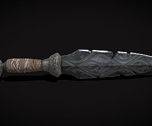 Medieval Spear Point Knife
