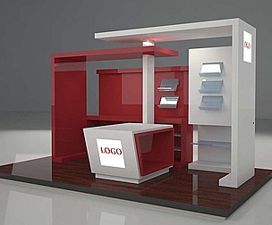 Booth 3D Model