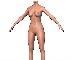 Female Body Base Mesh