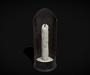 Medieval Iron Candle Holder