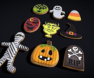Halloween Cookies Sets One Two and Three