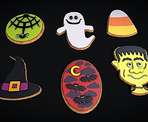 Halloween Cookies Sets One and Two