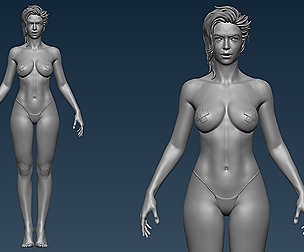 Female base mesh