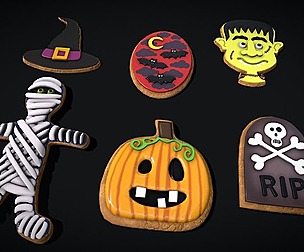 Halloween Cookies Sets Two and Three