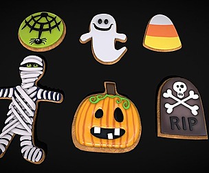 Halloween Cookies Sets One and Three