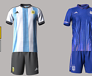 ARGENTINA 22 JERSEY WORLD CUP 2022 - CLO3D MD
