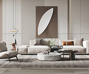 Modern apartment interior design Sketchup 0003