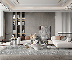 Modern apartment interior design Sketchup 0005