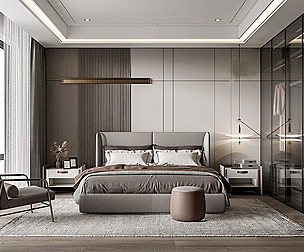 Modern apartment interior design Sketchup 0007