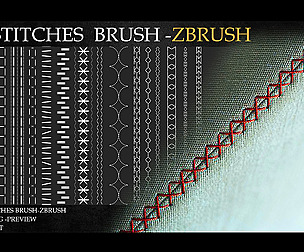 50 STITCHES BRUSH (ZBRUSH)-VOL 3