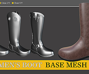 10 Base Mesh men's boot - vol-01