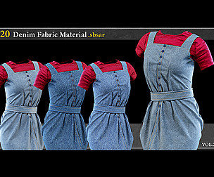 20 Denim Fabric Material _VOL.2