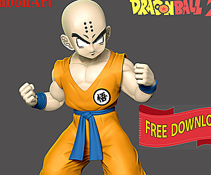 Krillin - Dragon Ball Fanart
