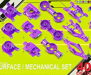 Sci-Fi Hard Surface KITBASH 405 DETAILS