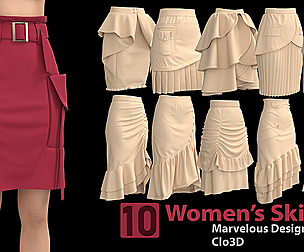 10 Women Skirt