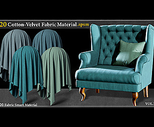 20 Cotton-Velvet Fabric Smart Material _VOL.3