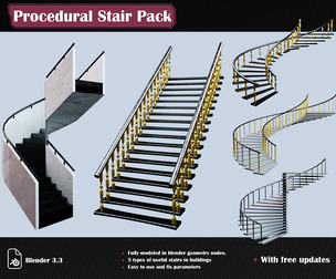 Procedural Stair Pack