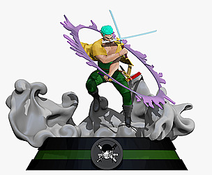 One Piece zoro 3D print model