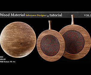 Wood Material_Substance Designer + Tutorial