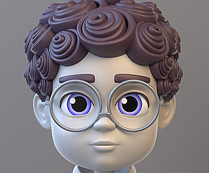 Cartoon Teenage Boy