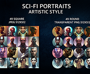 98 Sci-fi Portraits