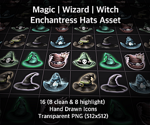 Wizard | Magic | Witch | Enchantress Hats