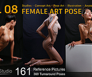 Female Art Pose - Vol 08 - Reference Pictures