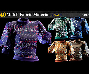 40 Match Fabric Material_SBSAR_VOL.5