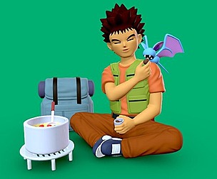 Brock cooking - Pokemon - 3D PRINT