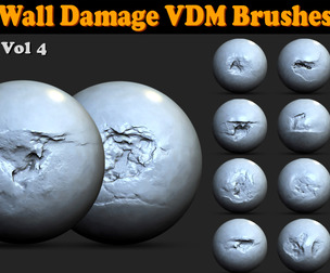 Wall Damage VDM Brushes Vol 4