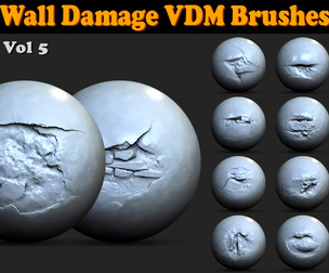 Wall Damage VDM Brushes Vol 5