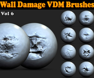 Wall Damage VDM Brushes Vol 6