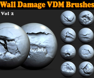 Wall Damage VDM Brushes Vol 2