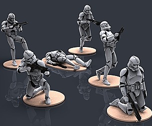 Star wars legion clone trooper pack