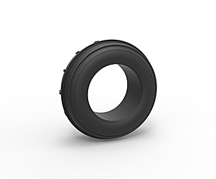 Dune buggy front tire 3 Scale 1:25