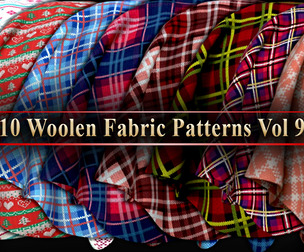 10 Woolen Fabric Patterns Vol. 9