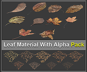 20 Leaf Material With Alpha Pack