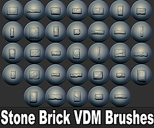Stone Brick VDM Brushes Vol 2