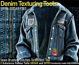 Denim Texturing Tools-Substance Painter