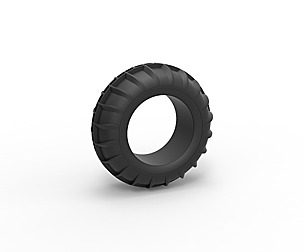 Dune buggy front tire 9 Scale 1:25